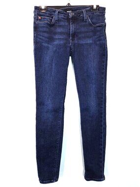 Hudson Krista Low Rise Dark Wash Cigarette Skinny Ankle Jeans Size 27